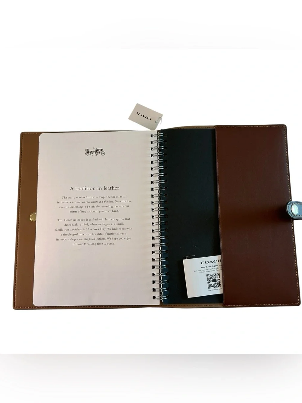 Coach notebook cover